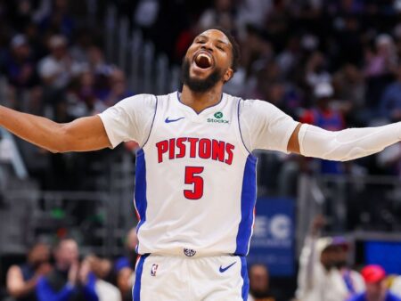 Pistons ‚Malik Beasley Trolls Knicks‘ Mikal Bridges Over Game 5 Play -off vyhrávat