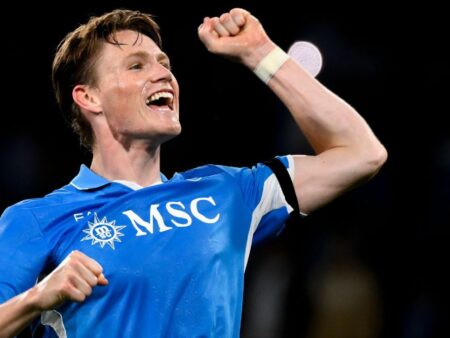 Napoli’s Conte: McTominay je úplnější než když v Man United