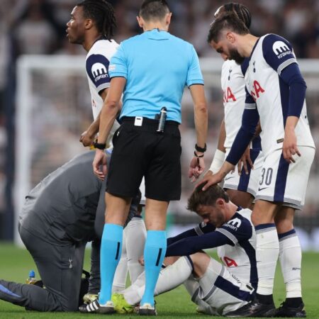 Tottenham’s James Maddison na sezónu s zraněním kolena