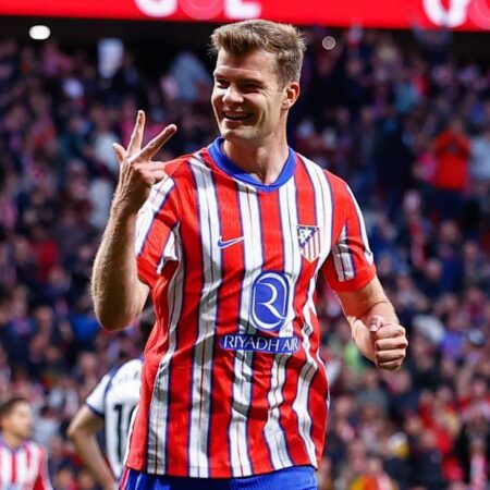 Sørloth Nets Atlético Madrid