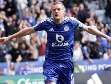 Leicester Jamie Vardy snižuje důchodové chat moje nohy jsou v pořádku