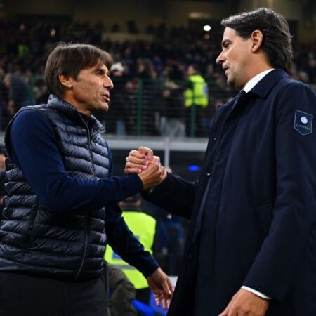 Napoli’s Conte, Inza’s Inzaghi zakázal pro rozhodčí Serie A