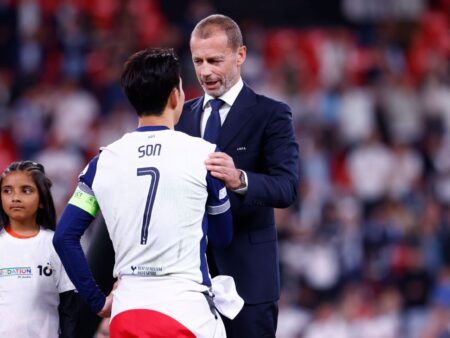 UEFA Omlouvám se poté, co Tottenhamův syn Heung-min počkal na medaili