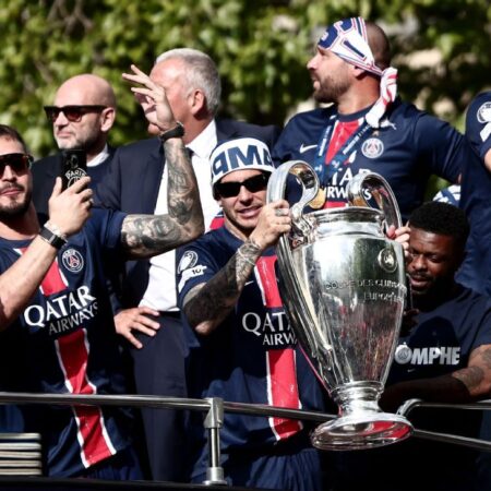 Finále Ligy mistrů: PSG Bus Parade nadměrná násilím přes noc