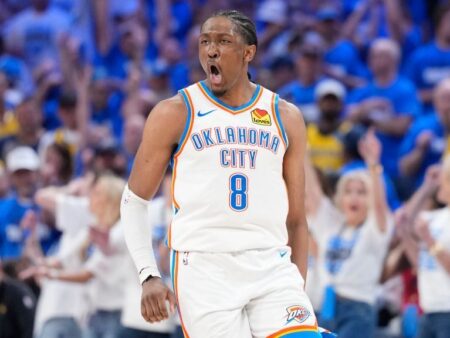 Jalen Williams poklesne 40, když Thunder odrazí Pacers ve hře 5
